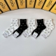 Special packaging Fendi new mid-calf style stacked socks! Five pairs per box, co