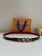 2.0 Width This Lv Iconic Double-Sided Belt Features The Iconic Iconic Buckle, Pe