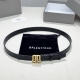 Balenciaga buckle belt, distressed hardware, vintage style, unique and not comm