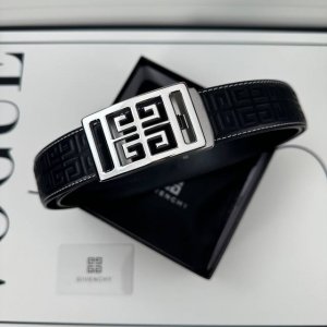Brand Givenchy New Imported 3.5 Automatic Buckle Double-Sided First-Layer Calfsk