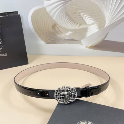 Chrome Hearts Mini belt detachable original calfskin with classic logo pure cop