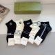 Comes with packaging, 5 pairs per box. Gucci new style socks, made of pure cott