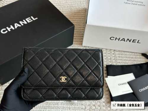 with packaging Size: 20*13Cm Cowhide upgraded version Chanel fortune bag Woc fo