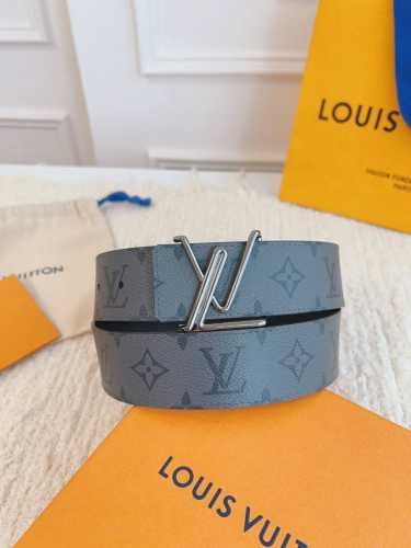Lv Louis Vuitton belt width 4.0cm. Business casual boutique genuine leather belt
