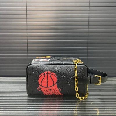 Louisvuitton NBA collaboration Cloakroom Dopp Kit handbag, clutch, cosmetic bag,