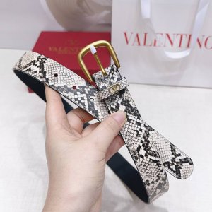 3.0Cm Valentino belt, double-sided top-grain cowhide, length: 75.80.85.90.95.100