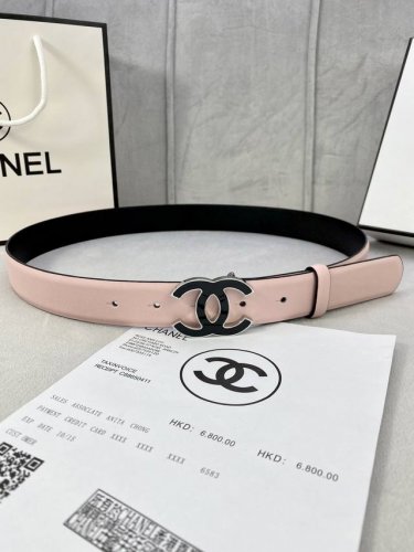 Special Width 3.0 Cm Chanel Imported Soft Calfskin Supports Nfc Chip Official We