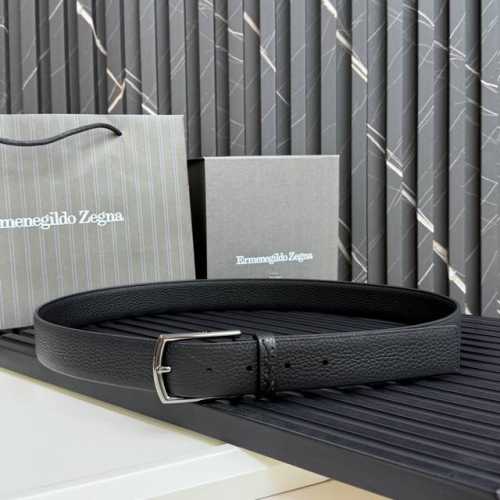 This Black Leather Belt Is Crafted From Grain Leather, Showcasing A Rustic Textu