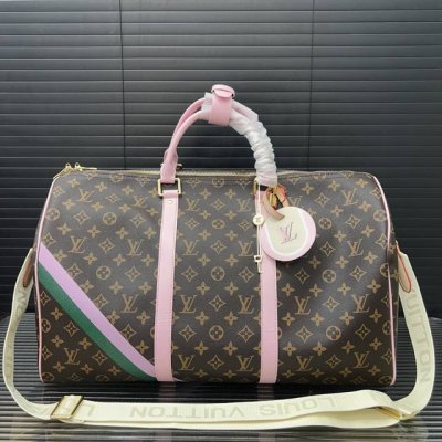 Louisvuitton Lv Keepall 50 Monogram Canvas Tennis Capsule Series New Travel Bag