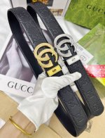 Belt: Gucci..Gu..Cci Automatic Buckle - Belt: Top-Tier Authentic Replica Edition