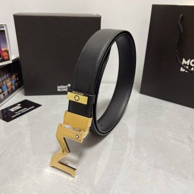 Product Name: Montblanc Original Belt Material: 100% Top Layer Cowhide Leather