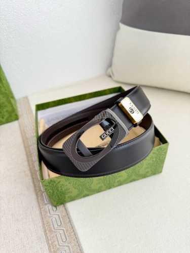 Product Name: Gucci.Gu...Cci Automatic Belt, Leather Belt Model: Automatic Buckl