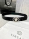 Width: 4.0 Cm Versace All-Over Pattern Belt With The Iconic Versace Medusa Head