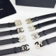 3.0Cm Chanel Belt Double-Sided Top Layer Leather Length.75.80.85.9095. .Europ
