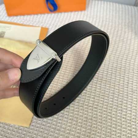 Original Packaging 1.0 L0Uis Vuitt0N Jinlvjia Men's Original Single Belt, 35mm W - Click Image to Close