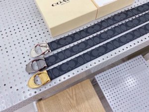 Original product --- Kiss] Coach double-sided men's belt gift box belt, exquisi