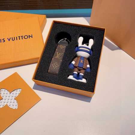 Lv rabbit doll keychain can be detached as a car ornament, Internet celebrity ho - Click Image to Close