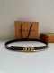 2.0 Wide Lv Trio Double-Sided Belt Combines Fine Cow Leather And Monogram Canvas