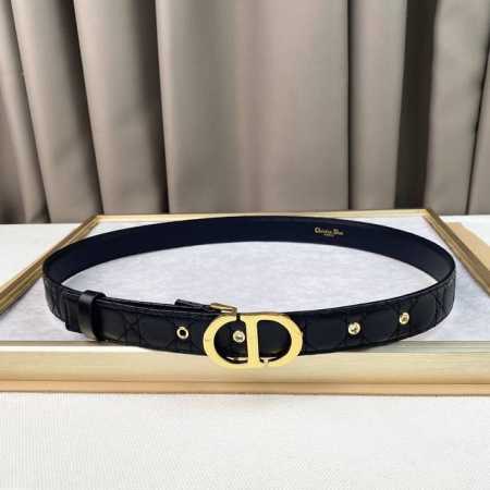 ior 23Dior Logo Classic. 3.0Cm Boutique Dior Checkered Belt All-Match Classic - Click Image to Close