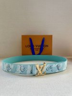 Special 4.0-Inch-Wide Lv Aqua Double-Sided Belt Introduces A Touch Of Realism To
