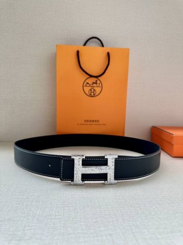 Special Width: 3.8 Hermes - Italian Imported First Layer Palm Print Can Be Match