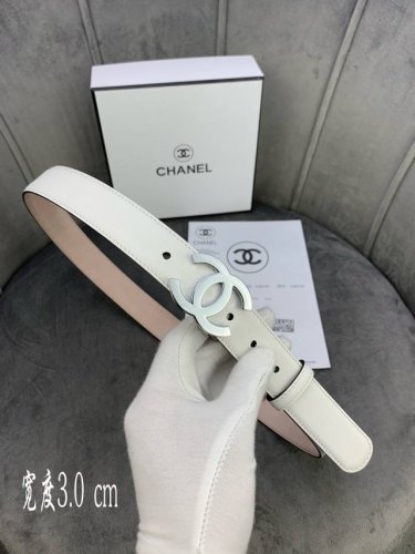 width 3.0Cm Chanel Chanel women's classic belt belt new smooth lining frosted co