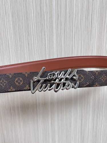 New for the season, this belt is crafted from luxurious calfskin and Monogram ca