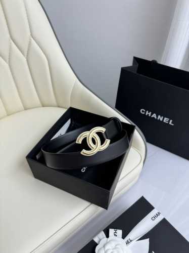 Chanel, original precision electroplated buckle, original leather, width 3.0cm,