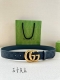 Gucci Width 3.8Cm This Wide Belt Features Double G Details And Is Enhanced By Mo