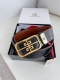 Product Name: Givenchy Belt Model: Buckle, Pure Steel Smooth Buckle, Cowhide Bod