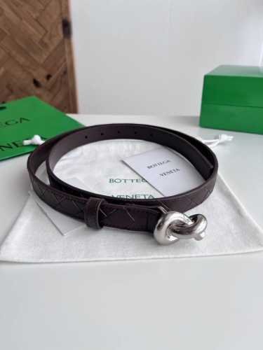 Bv 2025 latest women's braided belt, pure handmade Intreccio large plaid braided