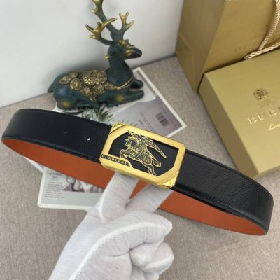 Burberry Special Leather Belt Series Original Hardware Boutique Stainless Steel