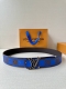 Special 4.0 Width This Lv Initiales Double-Sided Belt Made Its Debut At The Loui