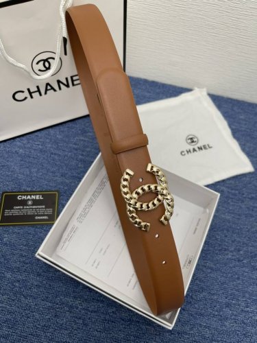 Brand Chanel Women's Belt Description Double-Sided Original Leather Adjustable B