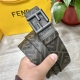 fendi Same Style As Fendi Counters Width 4.0Cm Double Ring Reversible Belt Ff