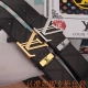 Men's Belt: Louis Vuitton Original Leather Belt Men's Belt: 100% Genuine Top-Gra