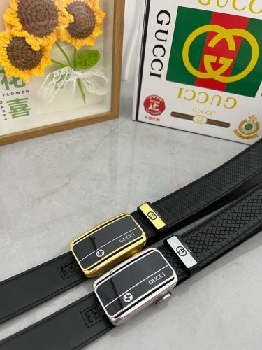 Product Name: Gucci.Gu...Ci Automatic Belt Material: Original Leather Belt, Auth
