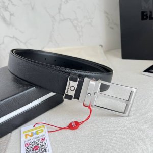 Product Name: Montblanc Original Single Belt/Leather Bag (Ddd) Model: Pin Buckle