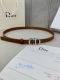 Width 2.0 Cm Dior Saddle-Shaped Flat Wireless Belt Strap Made Of Imported Calf L
