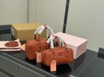 Upgraded version with box Size: 28*13Cm 23*11Cm Miumiu bowling briefcase The bag