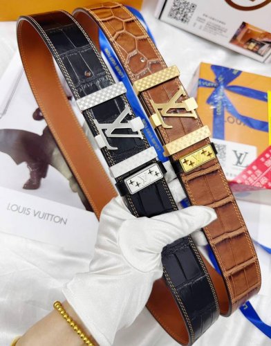 Belt: Louis Vuitton top-tier replica. belt: 100% imported top-grain cowhide, gen
