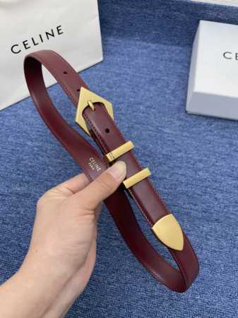 Brand Celine Women's Belt No.550 2.5Cm Description Double-Sided Original Leather - Click Image to Close