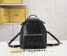 Model: 3383, full leather embossed small backpack#Feeling super comfortable, pet