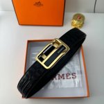 Brand: Herm S New Imported 3.5 Automatic Buckle Double-Sided First-Layer Calfski