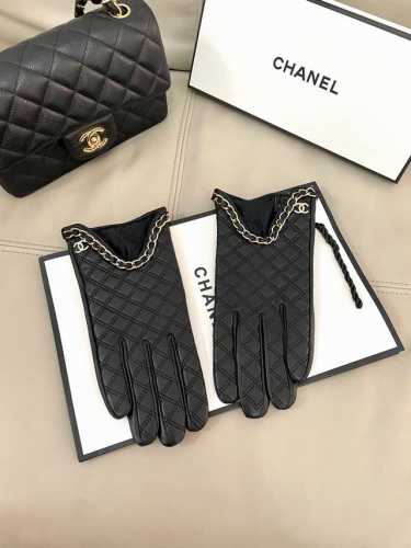 Chanel New Women's Gloves, Lambskin Chain, Ultra-thin, Soft, Comfortable, Highl