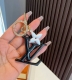 Lv Keychain Enamel Craft Lv Alphabet Pendant Pop Flower Bag and keychain charms