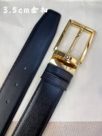 Montblanc width 3.5cm, made of top layer cowhide, fine pin buckle, free-cut busi