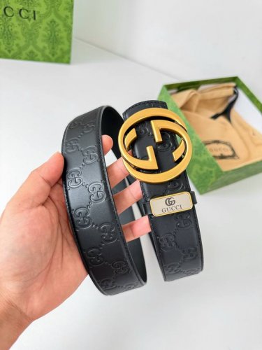 Product Name: Gucci Original Belt/Leather Bag Model: Hook buckle, pure steel bu