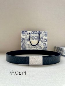 Width 4.0 Cm Dior This 40 Mm Double-Sided Belt Combines Classic Elegance With Mo