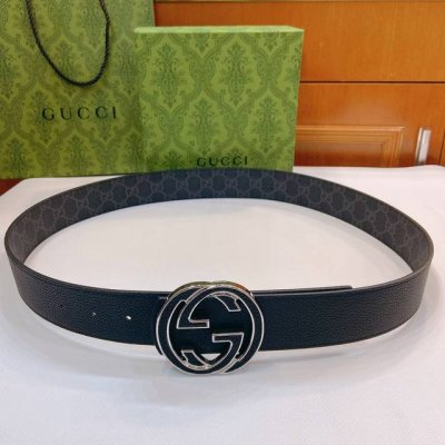 - Double-sided belt with G buckle 2025 Spring/Summer collection Double G buckle